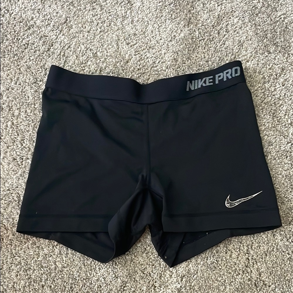 Nike Pros Black Athletic Shorts